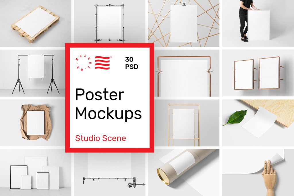 Poster-Mockups-Psd-00-1400 Poster Mockups