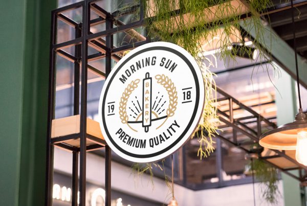 Shop Sign Mockup
