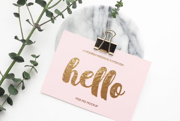 Greeting Card Mockup