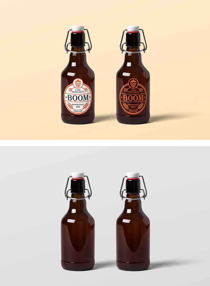 Download Beer Bottle Mockup Mr Mockup Graphic Design Freebies