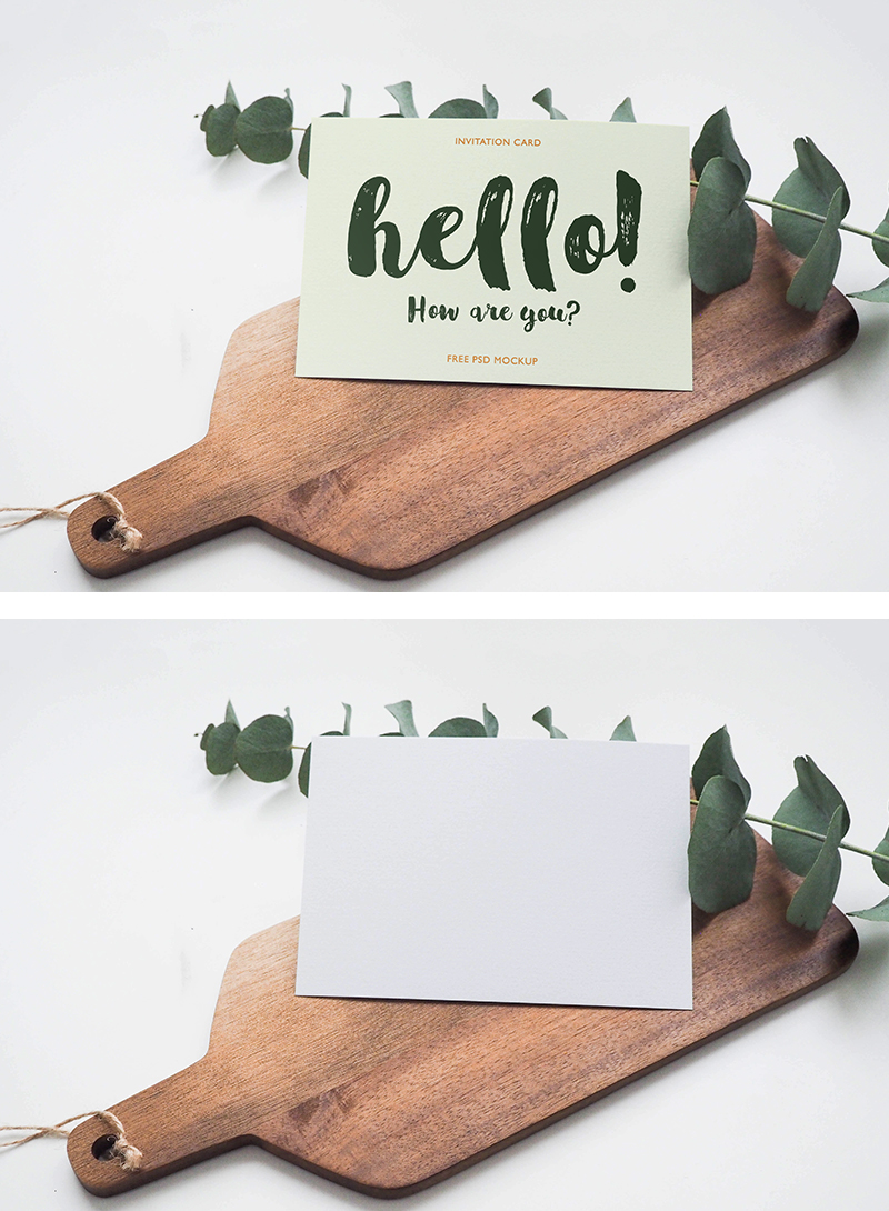 Invitation Card Mockup