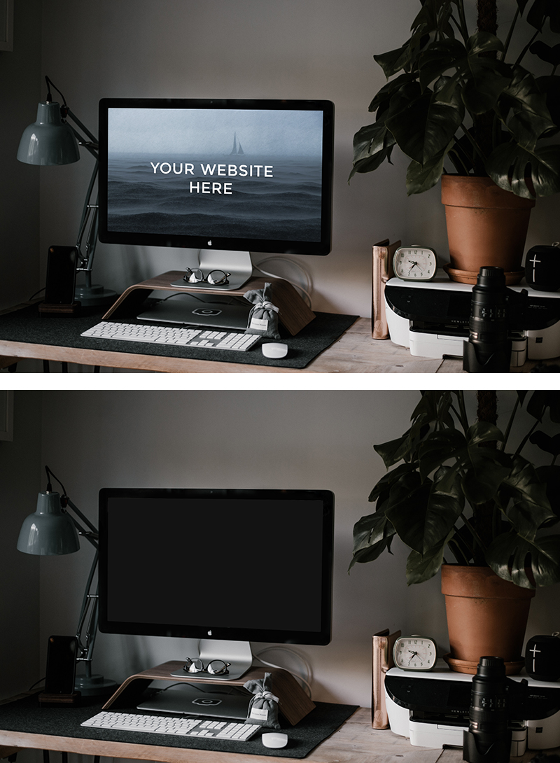 Workspace iMac Mockup