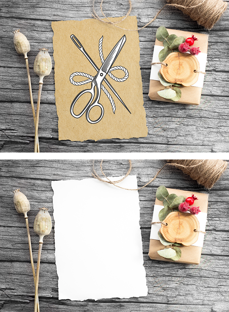 Invitation Card PSD Mockup
