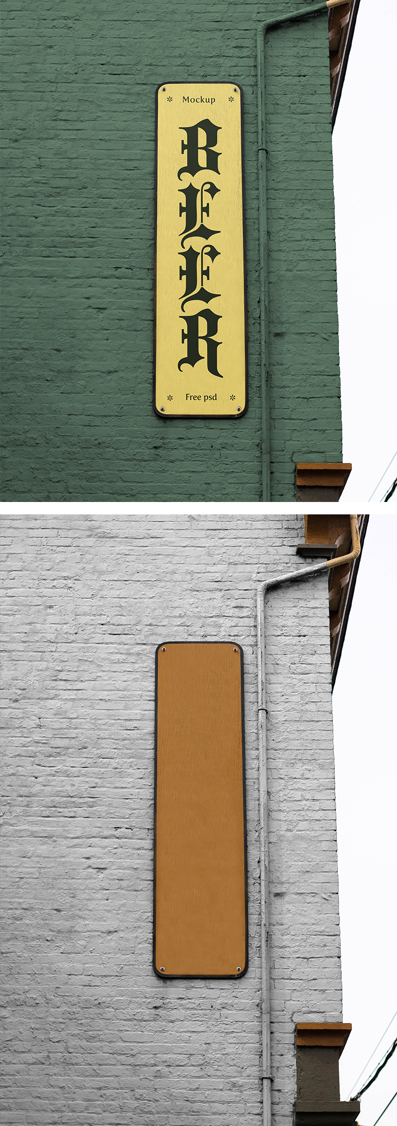 Bar Sign Mockup