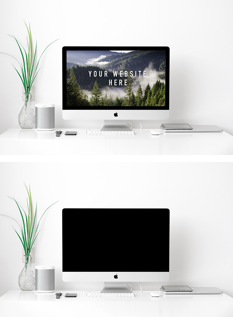 Apple iMac Mockup