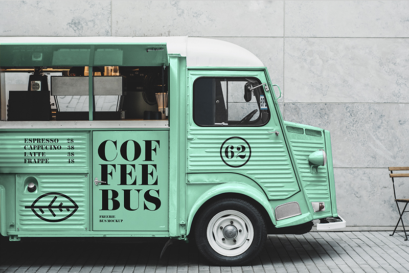 Download Citroen Food Truck Mockup — Mr.Mockup | Graphic Design Freebies