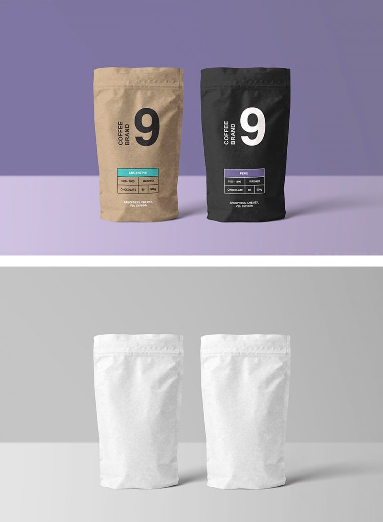 Download Paper Coffee Bag Mockup — Mr.Mockup | Graphic Design Freebies