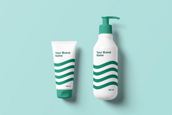 Cosmetics Bottle Mockup