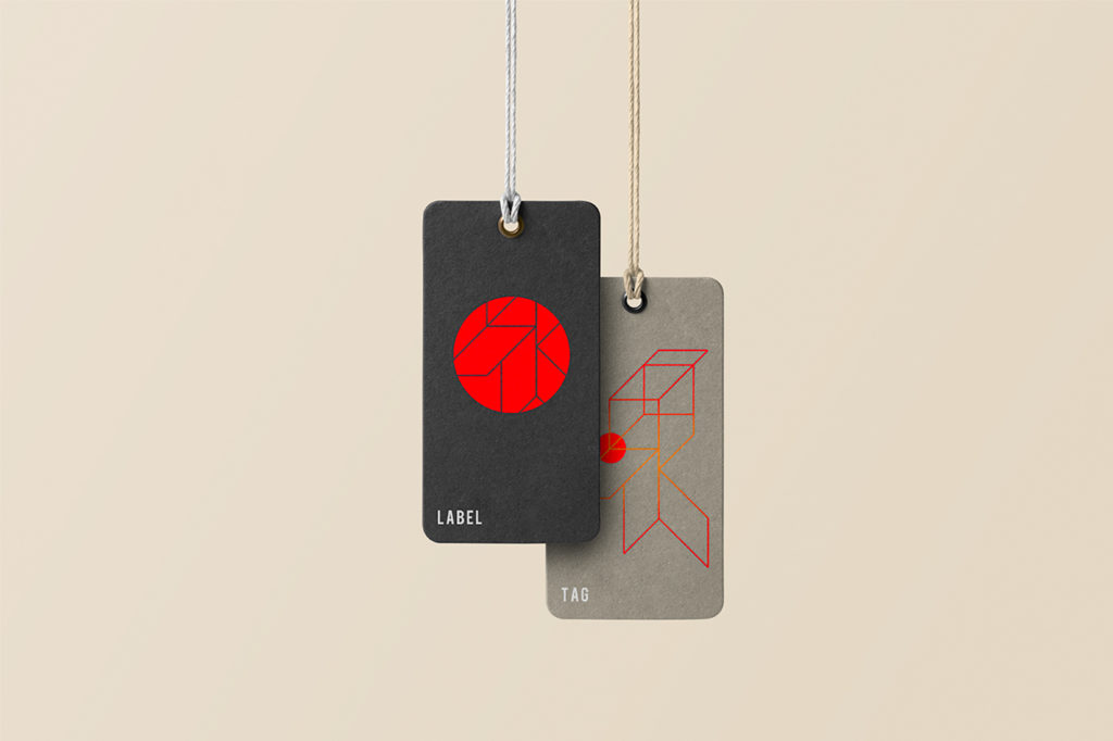Tag PSD Mockup