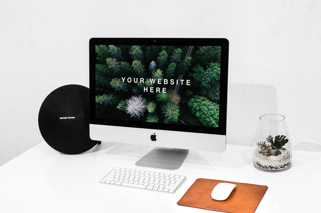Workspace iMac Mockup