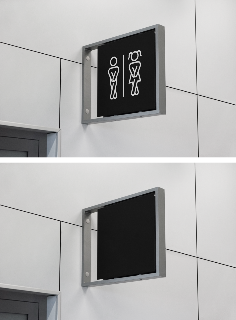 Indoor Sign Mockup — Mr.Mockup Graphic Design Freebies