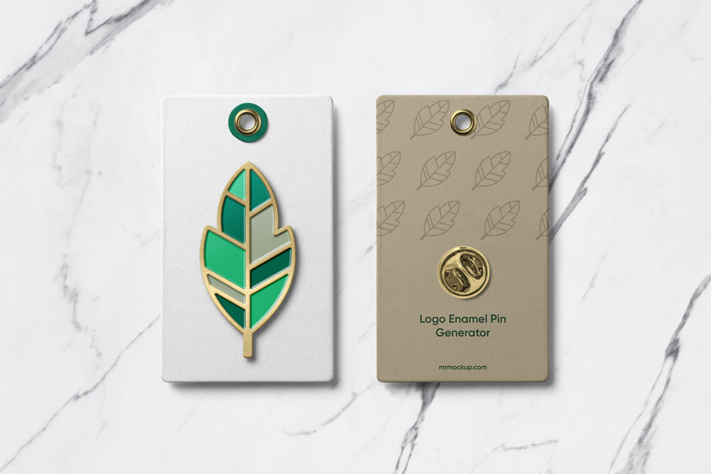 Download Logo Enamel Pin Mockup — PSD Mockups & Freebies | Mr.Mockup