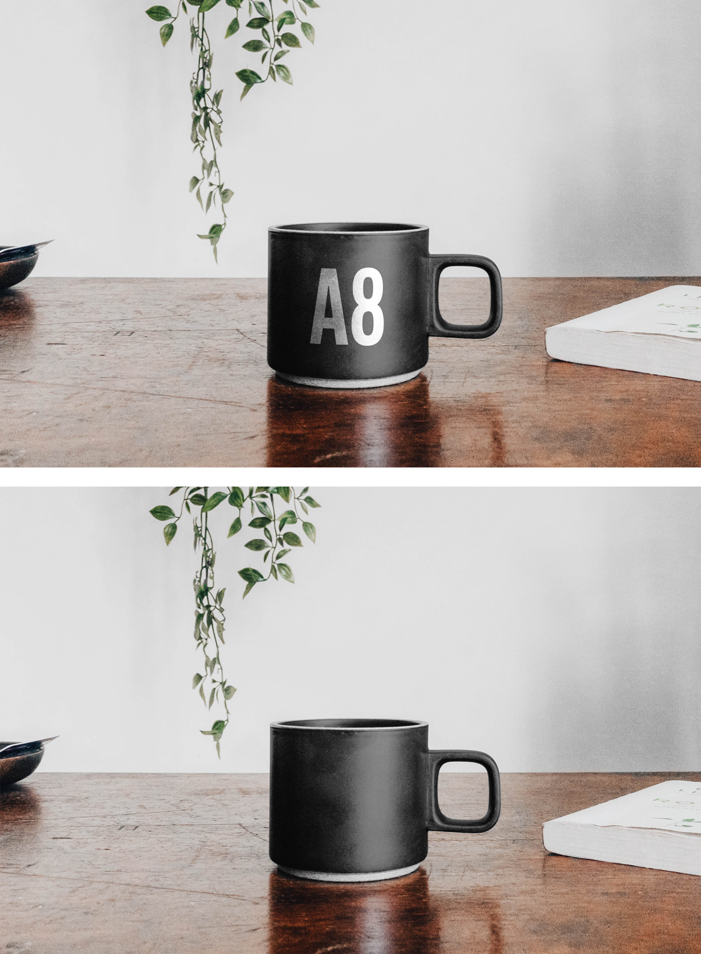 Mug on Table Mockup