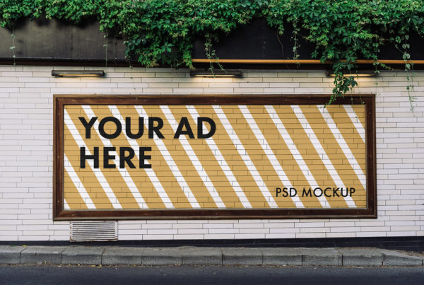 Advertising Billboard Mockup