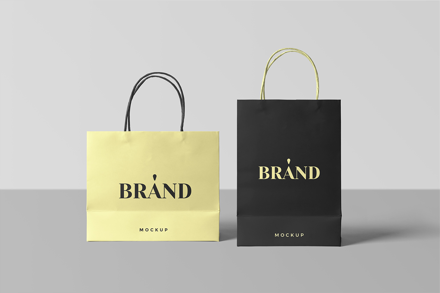 Download Paper Shopping Bags Mockup Mr Mockup Graphic Design Freebies