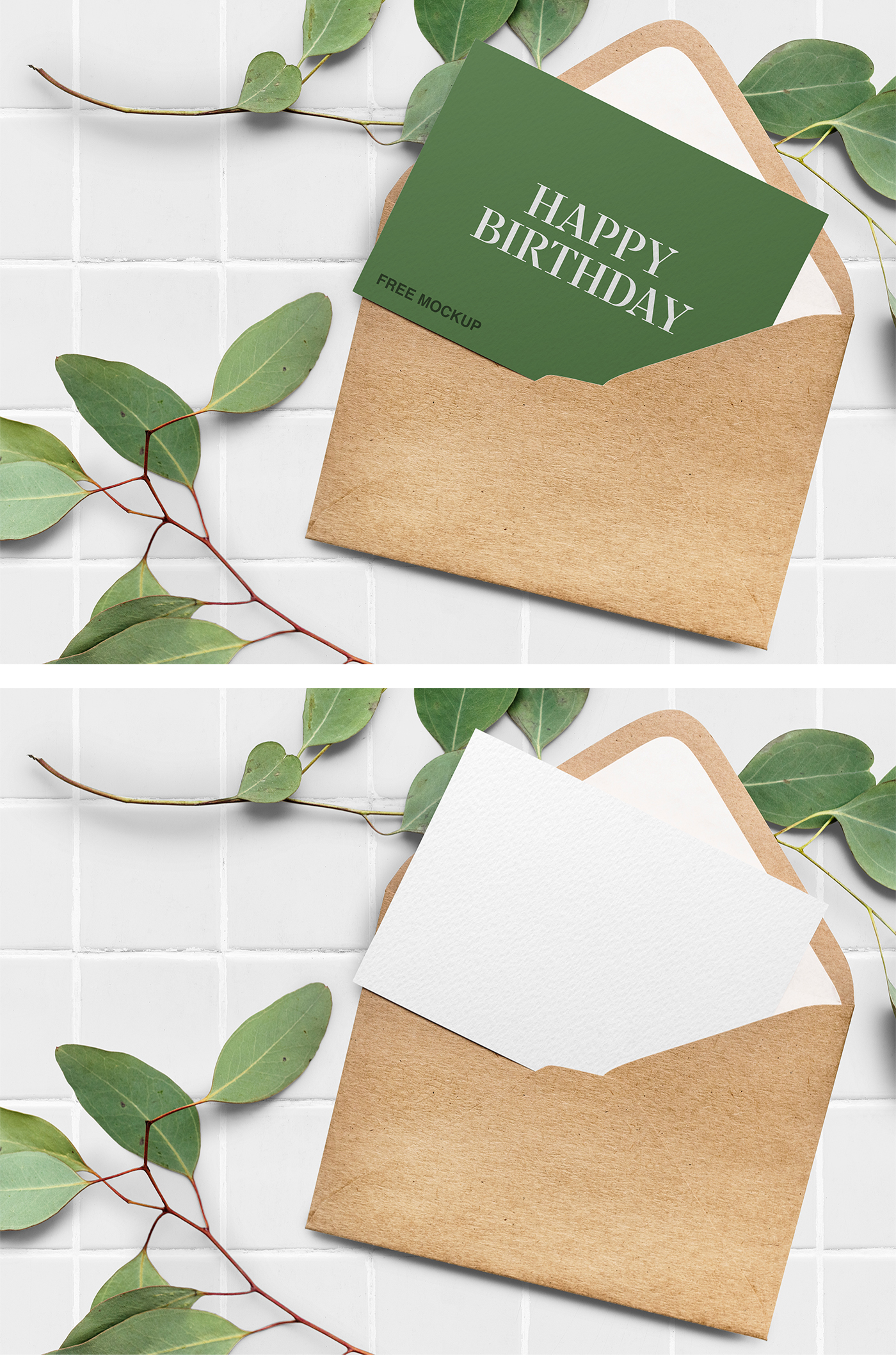Elegant Greeting Card Mockup