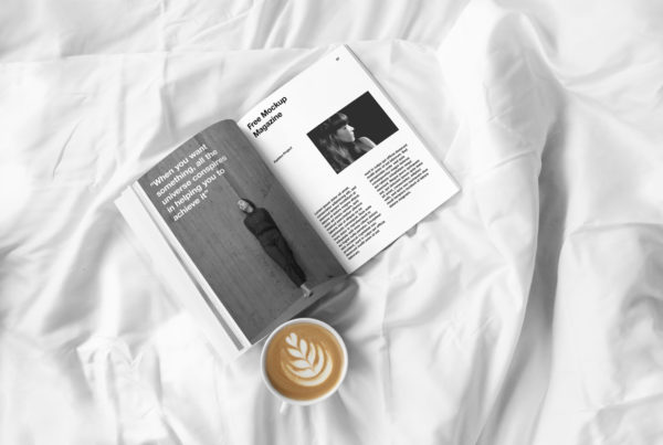 Open Magazine Mockup