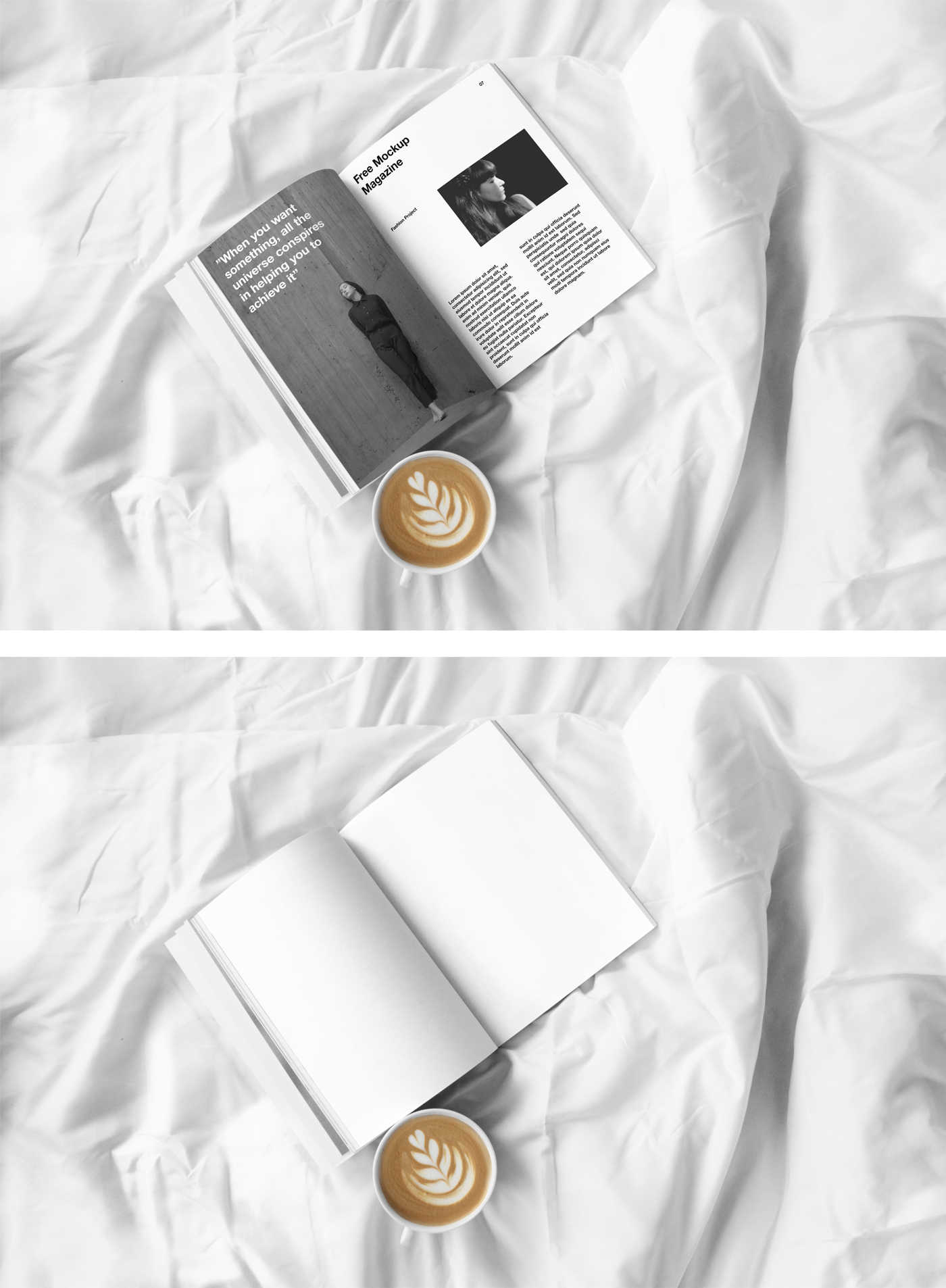 Open Magazine Mockup