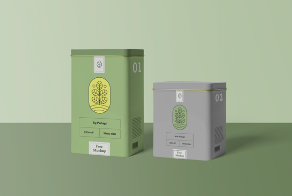 Metal Box Mockups