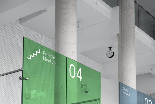 Office Glass Mockup