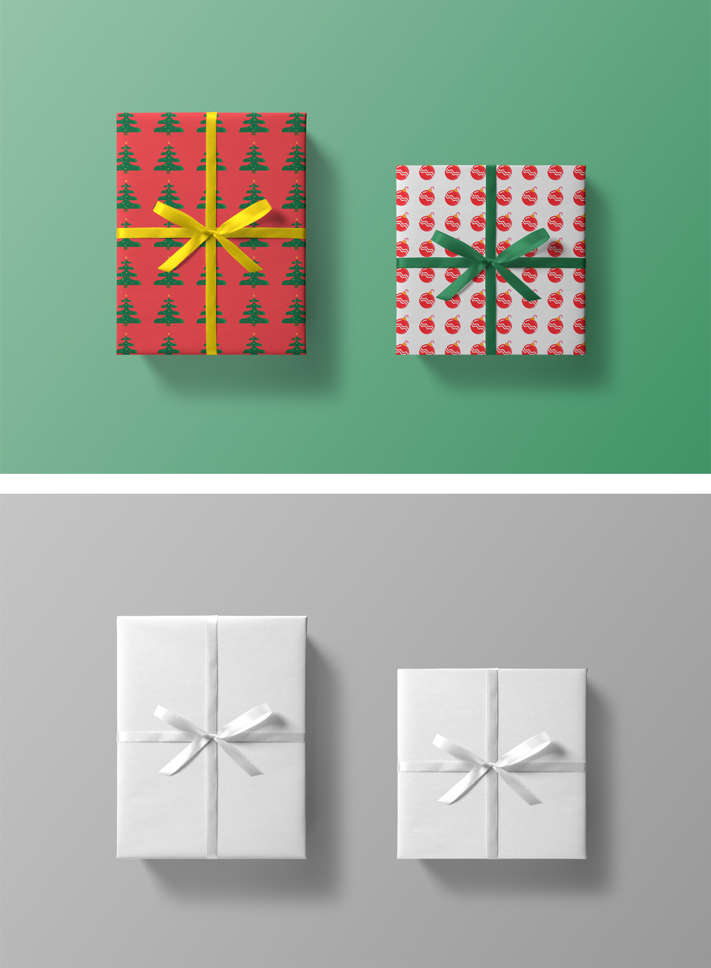 Christmas Box Mockup