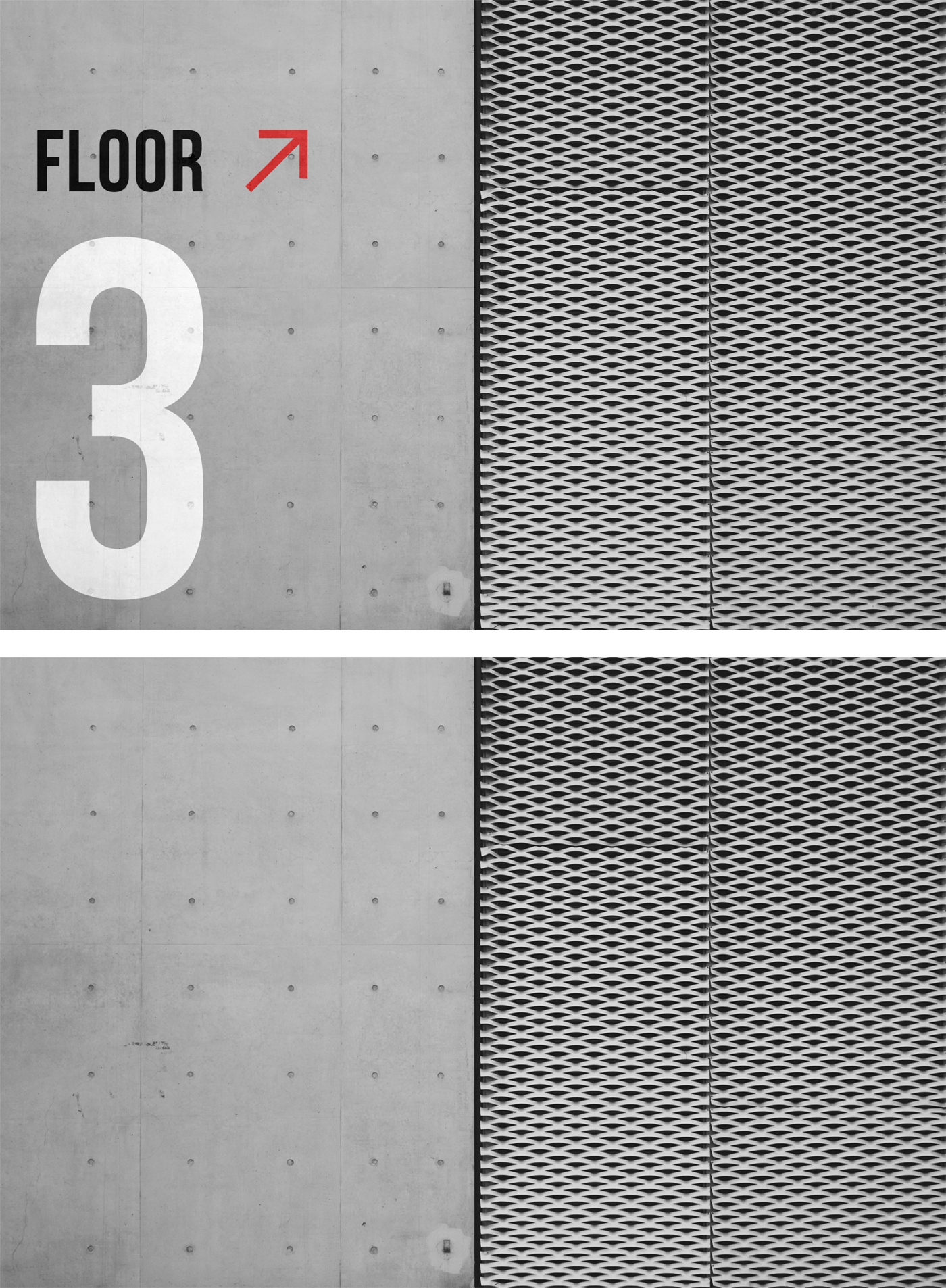 Wayfinding Wall Mockup