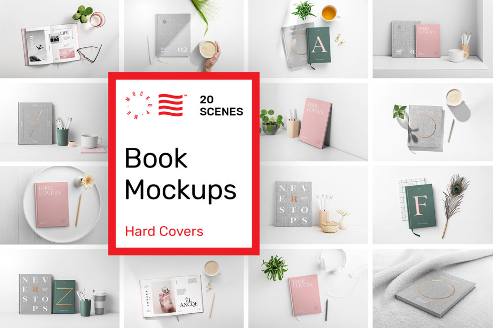Book Cover Mockups W 00