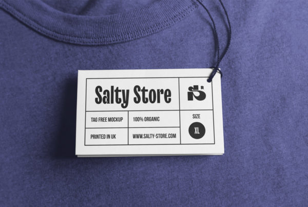 Clothing Tag Mockup