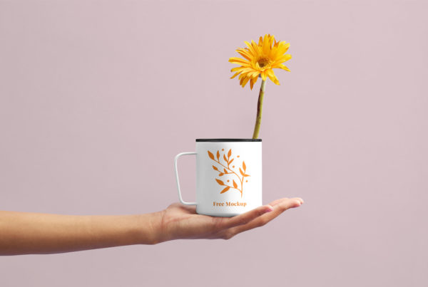 Flower Cup Mockup