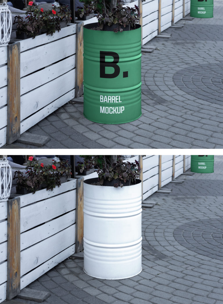 Download Barrel Mockup — Mr.Mockup | Graphic Design Freebies