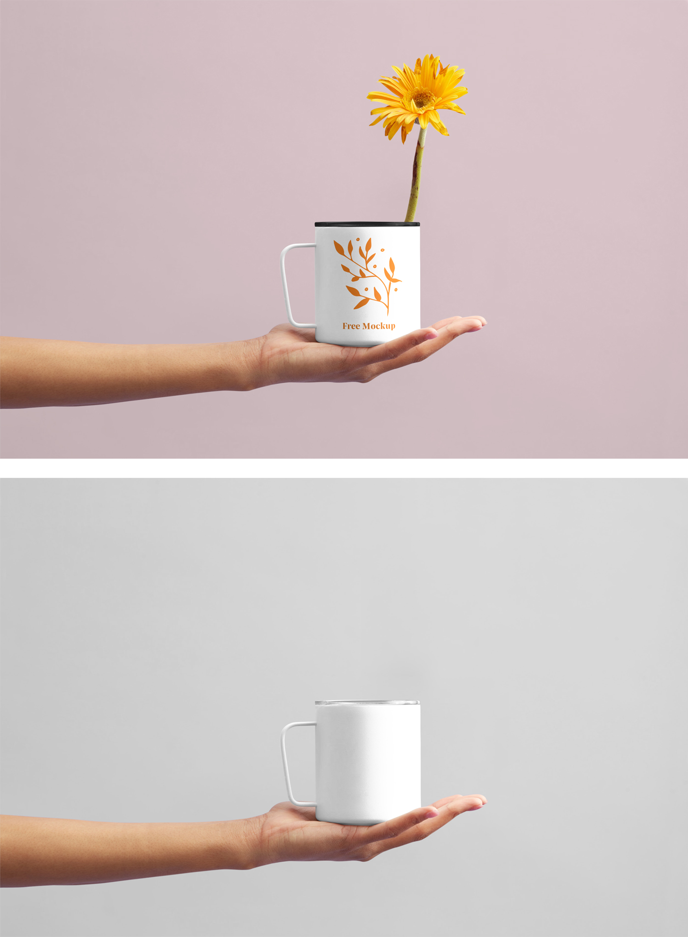 Flower Cup Mockup