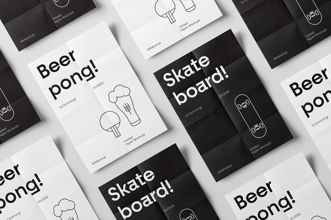 Folded Paper Mockups