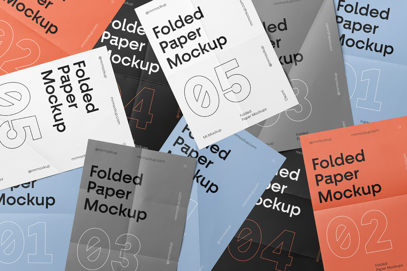 Folded Paper Mockups