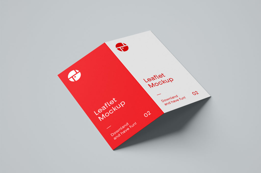2-Fold Brochure PSD Mockup
