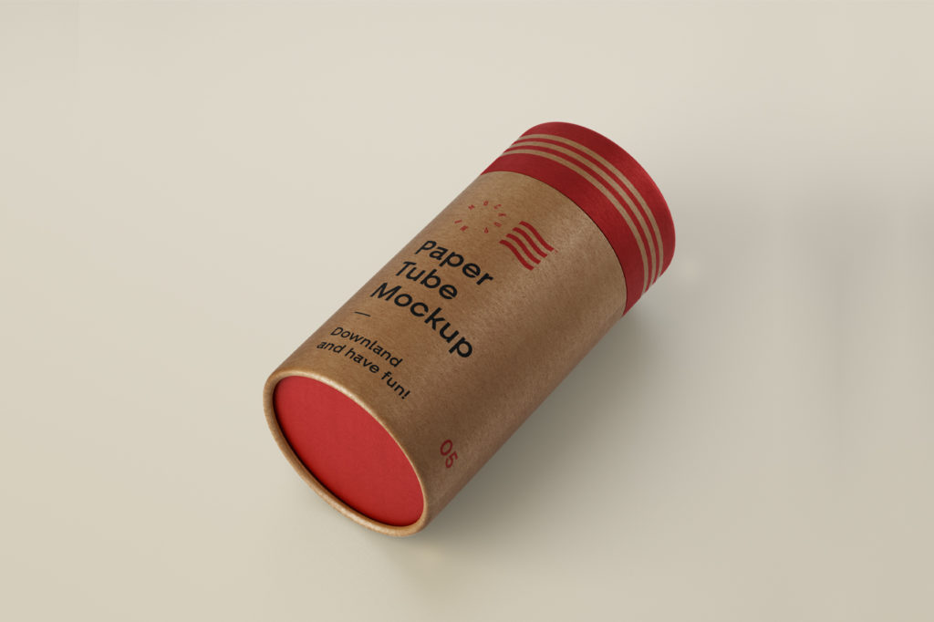 Cardboard Tube Mockup