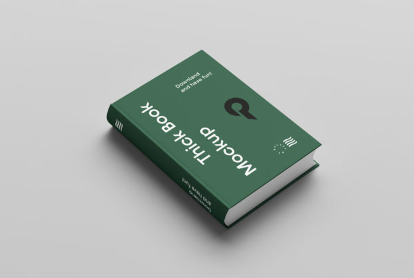 Hard Cover Book Mockup