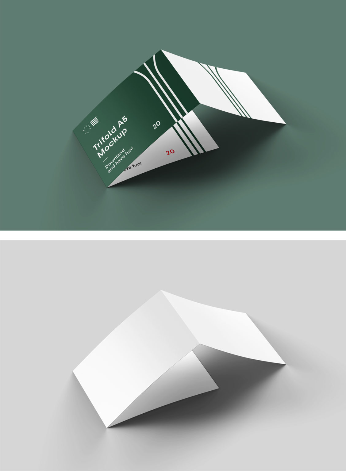 3-Fold Landscape Brochure — Mr.Mockup | Graphic Design ...