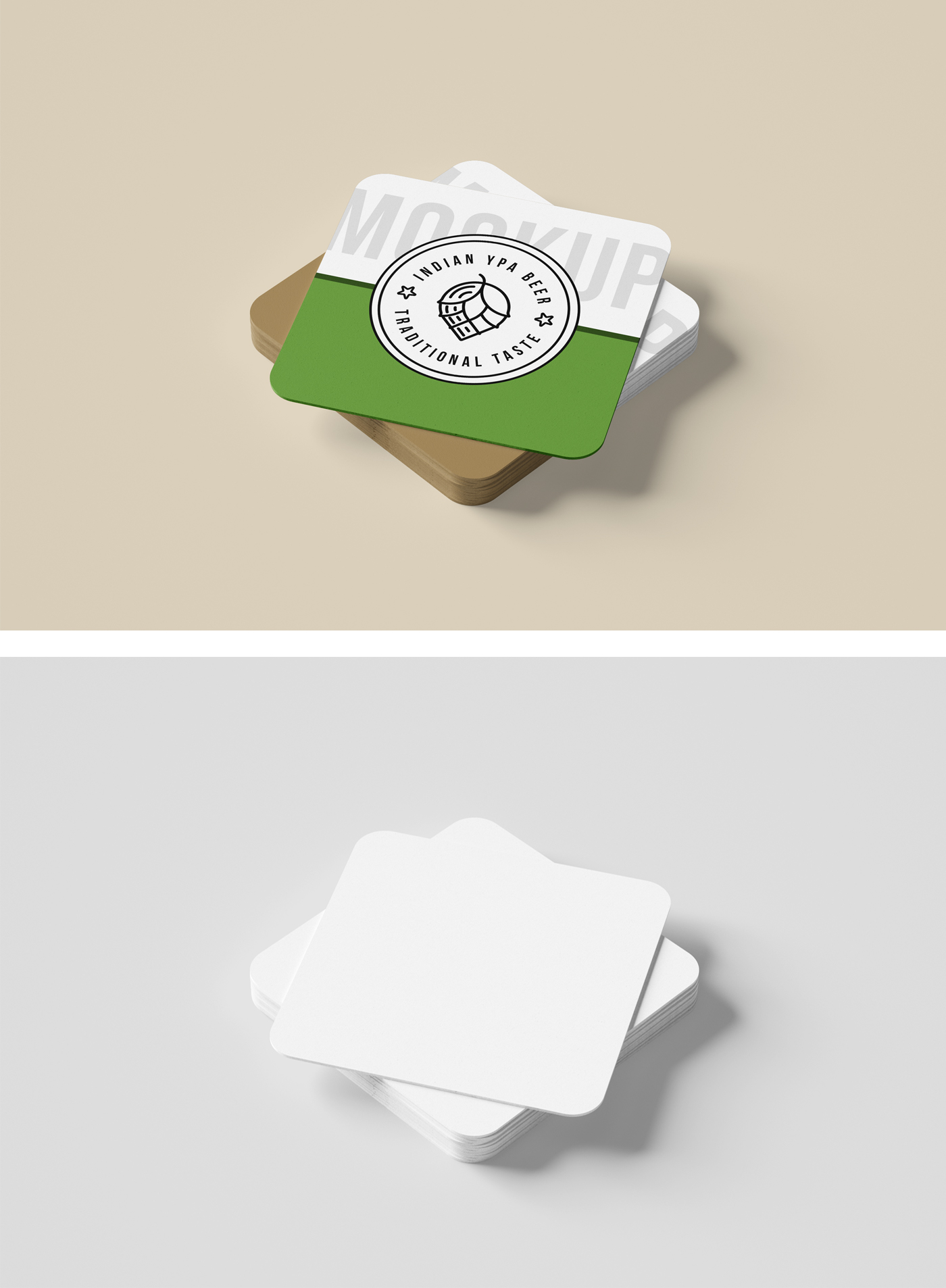 Coaster Mockup Mr.Mockup Graphic Design Freebies