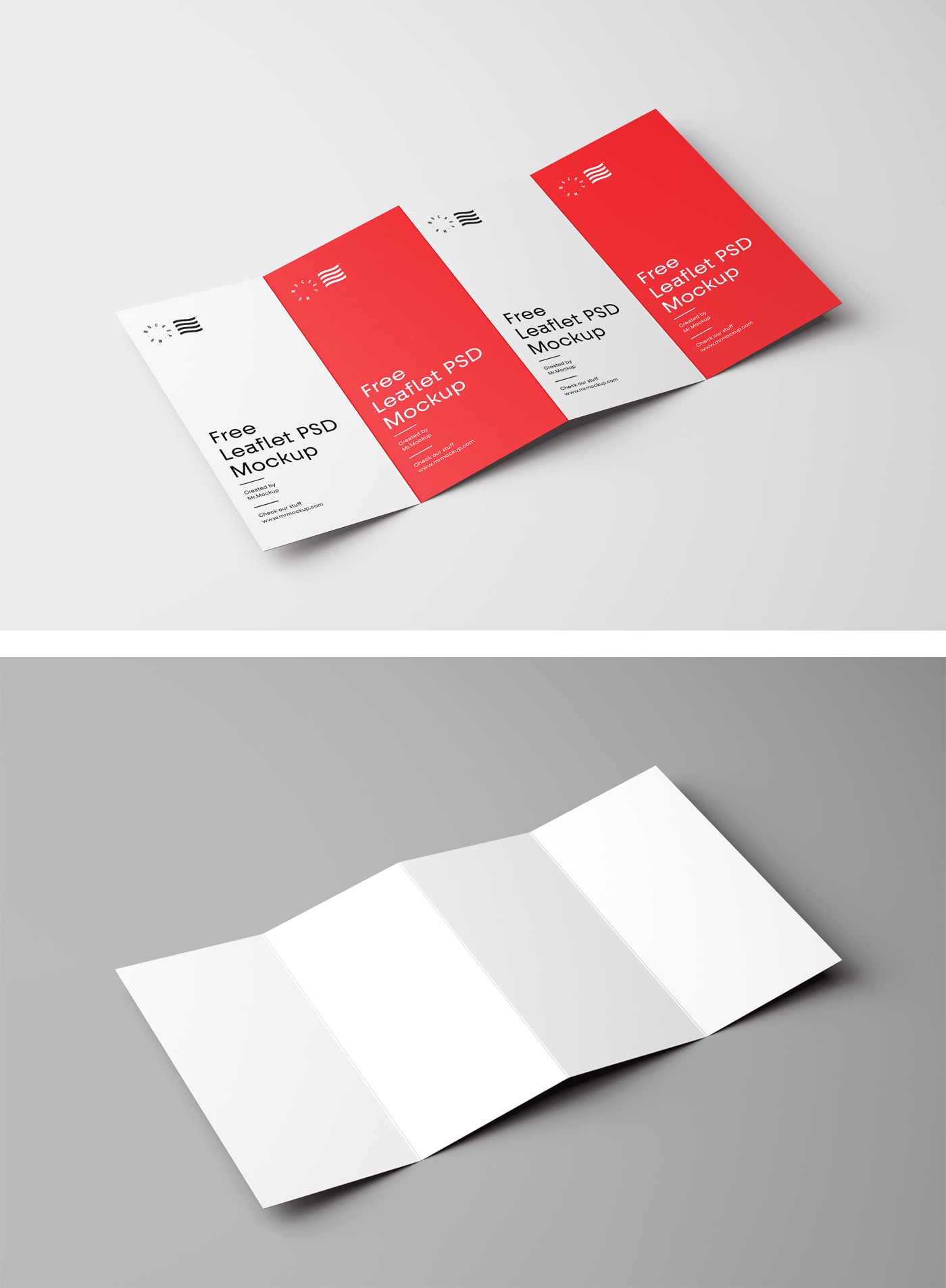 Four Fold Brochure Mockup