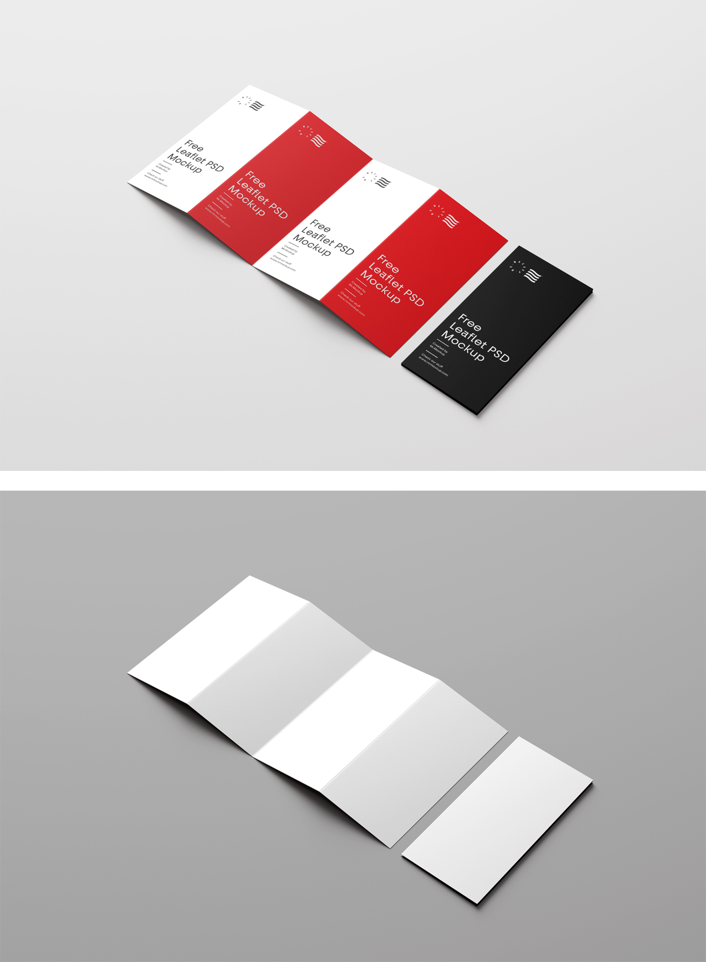 Four Fold Brochure Mockups
