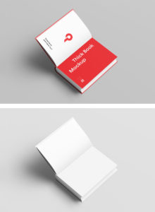 Open Thick Mockup — Mr.Mockup | Graphic Design Freebies