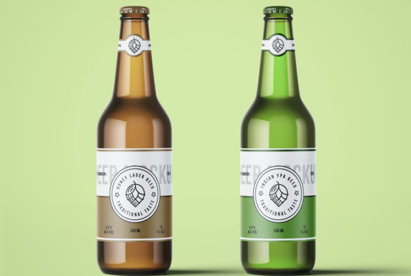 Beer Bottles Mockup