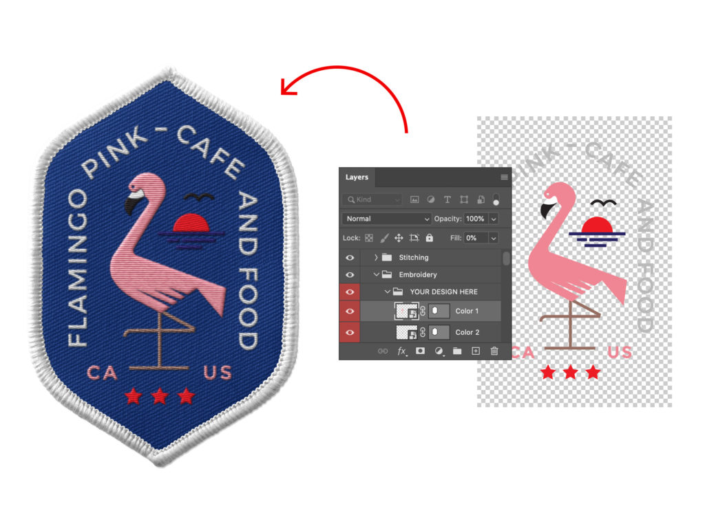 Download Embroidered Patch Mockup — Mr.Mockup