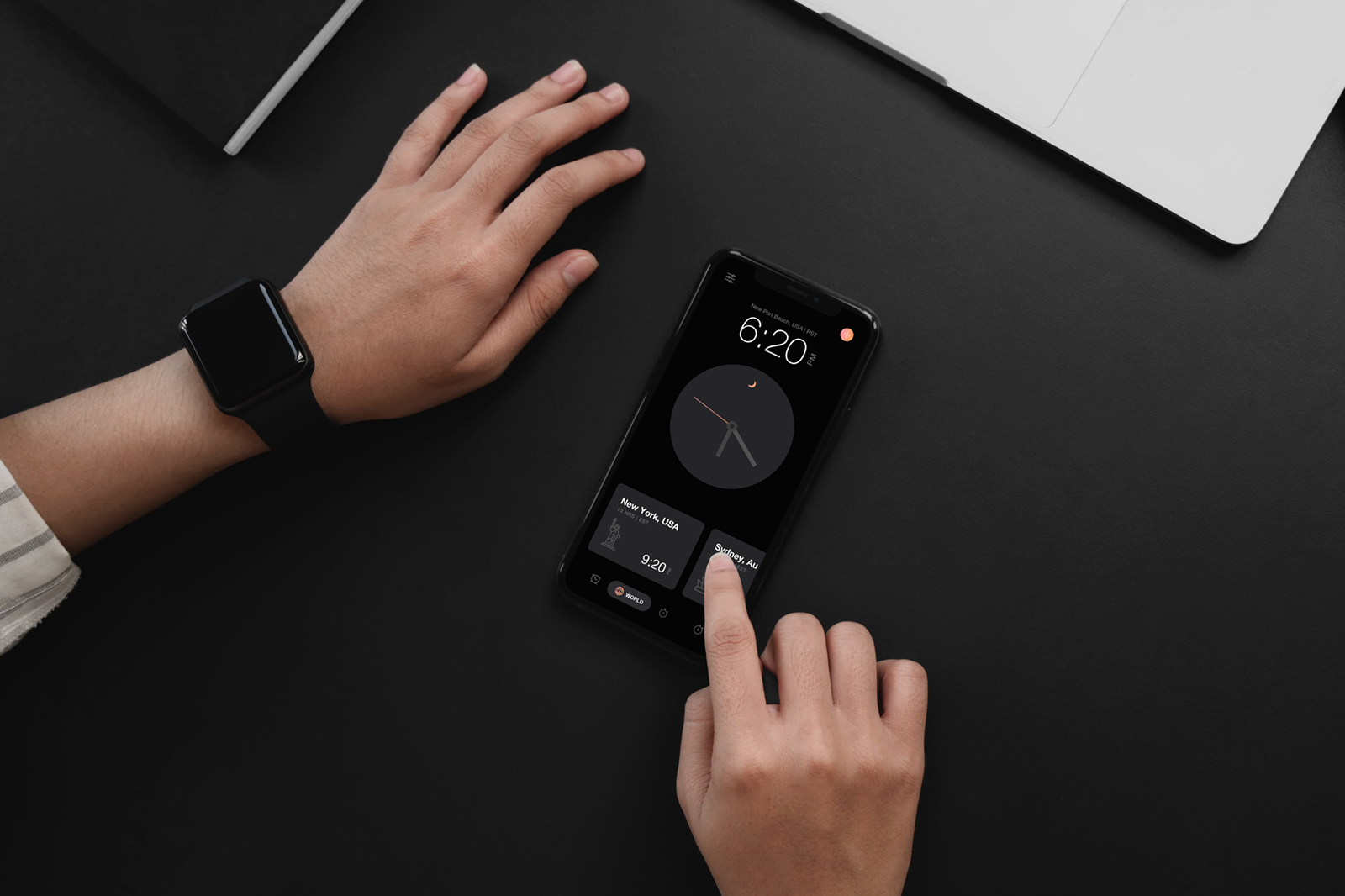 Hand Holding iPhone 11