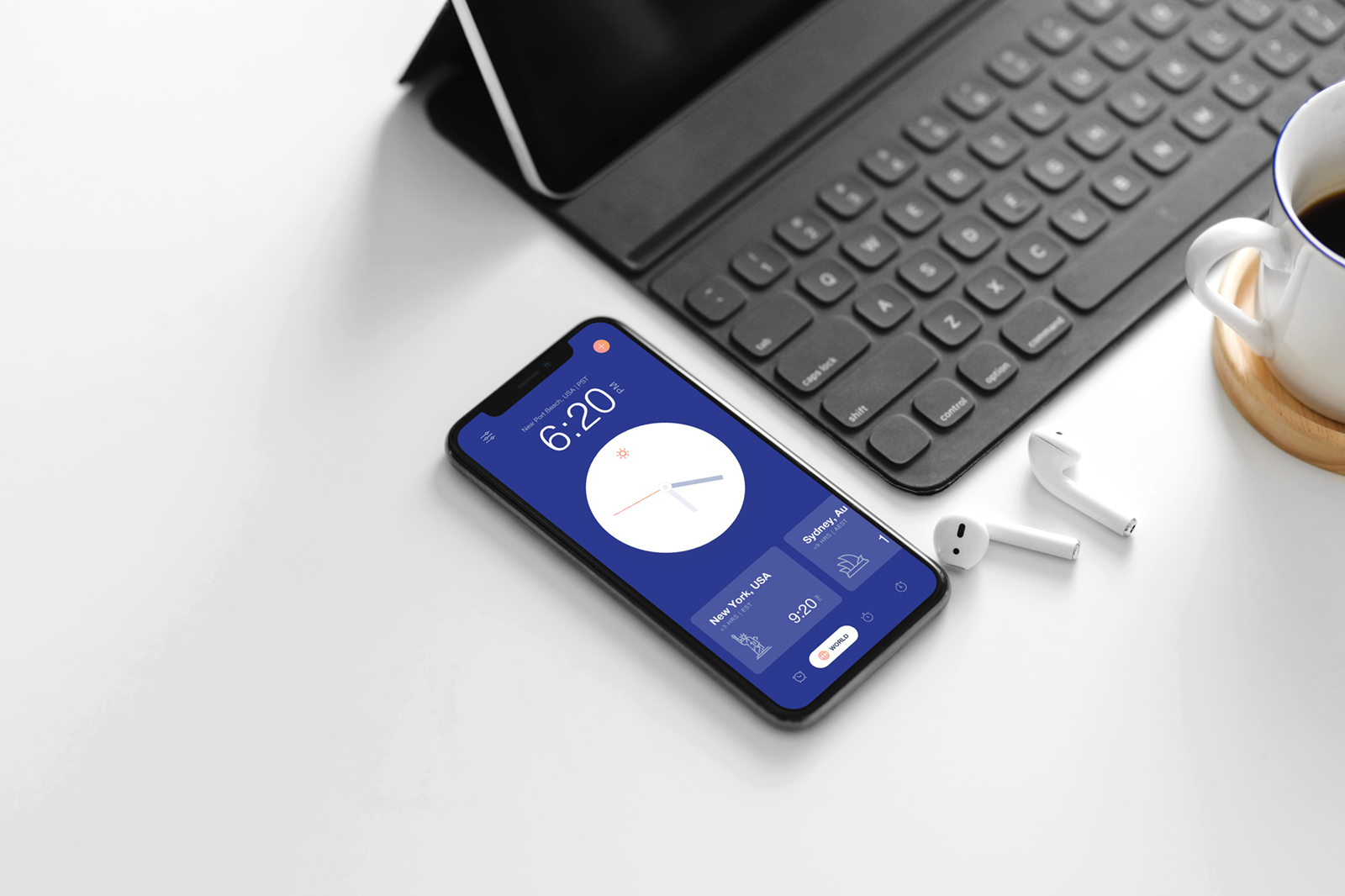 iPhone on Desk