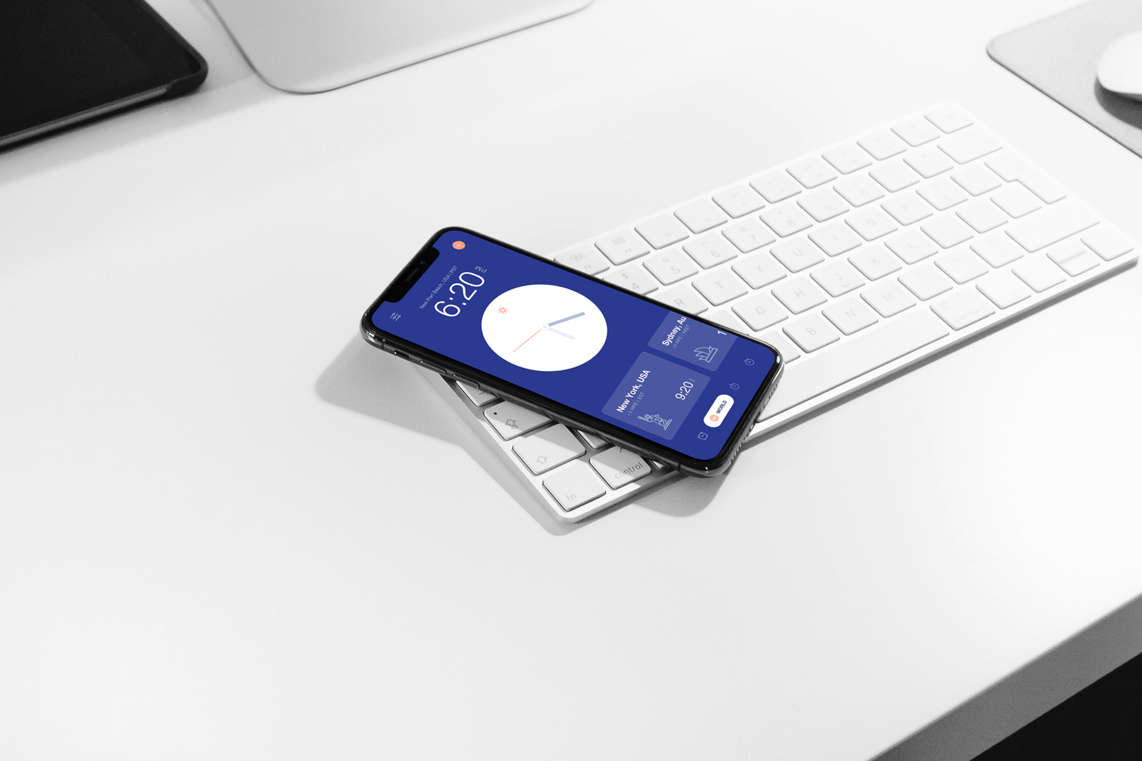 iPhone on Desk