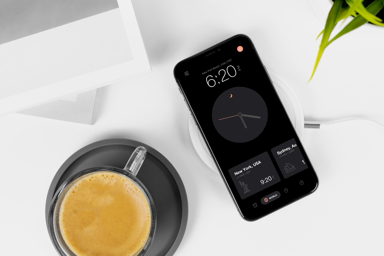 iPhone on Desk