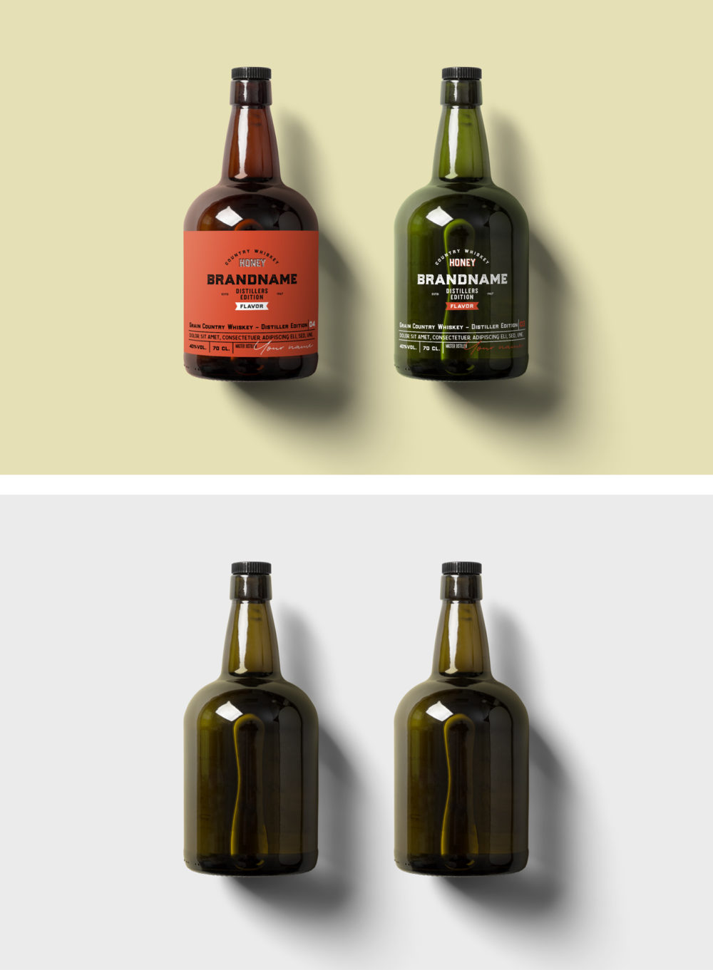 Download Rum Bottle Mockup — Mr.Mockup | Graphic Design Freebies