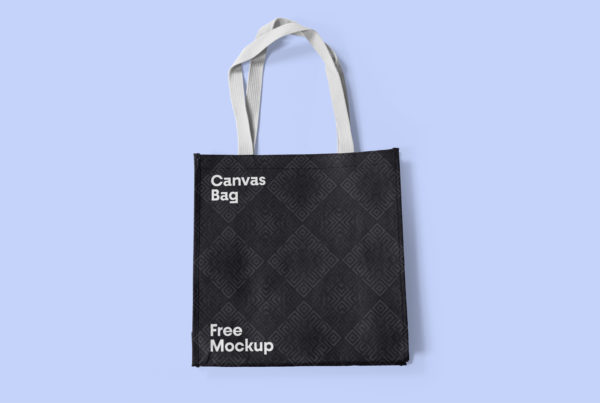 Canvas Bag PSD Mockup