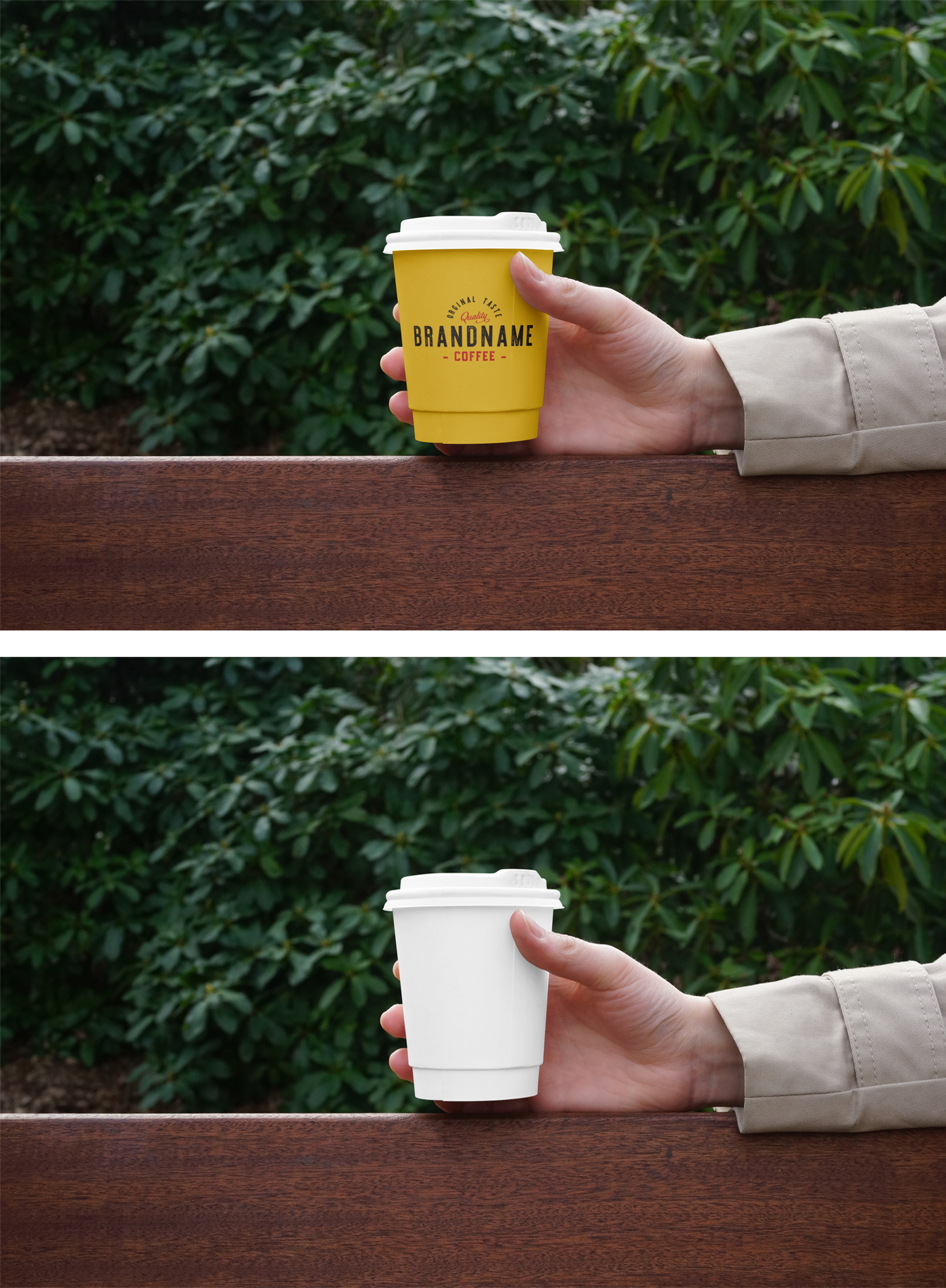 Download Hand Holding Coffee Cup Psd Mockup Mr Mockup Graphic Design Freebies